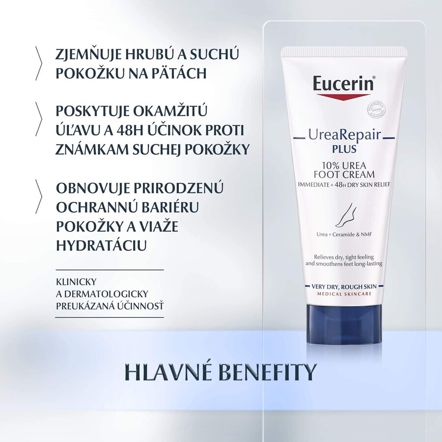 Eucerin UreaRepair PLUS Cremă pentru picioare 10% uree 100 ml