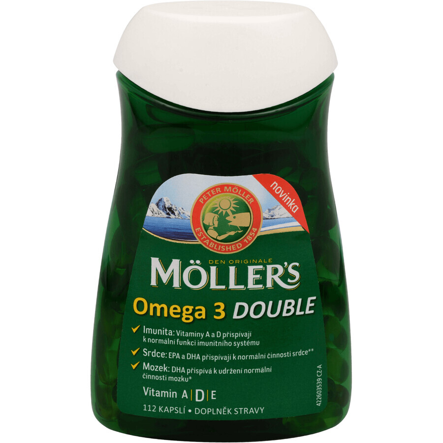 Mollers OMEGA 3 Doble 112 cápsulas