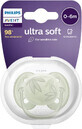 Philips Avent Ultrasoft Premium Soother 0-6m verde