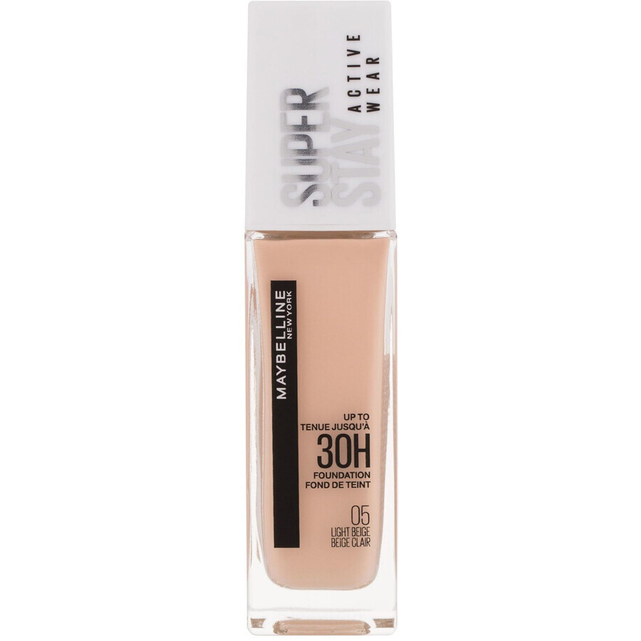 Maybelline New York SuperStay Active Wear 05 Bej deschis Fard de machiaj cu acoperire mare, de lungă durată 30 ml