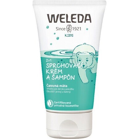 Weleda 2in1 douchecrème en shampoo Enchanted Mint 150 ml