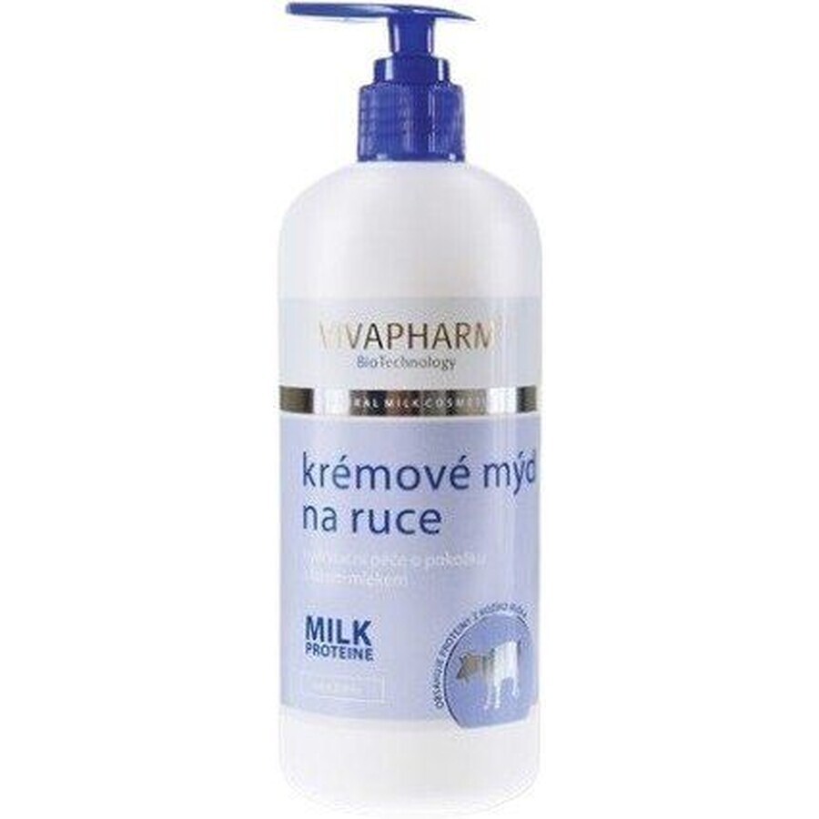 Vivapharm Savon à main avec crème de chèvre 400 ml