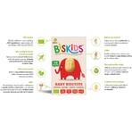 Belkorn BISkids Biscuiți organici pentru copii din făină integrală Natural 6M+ 120 g