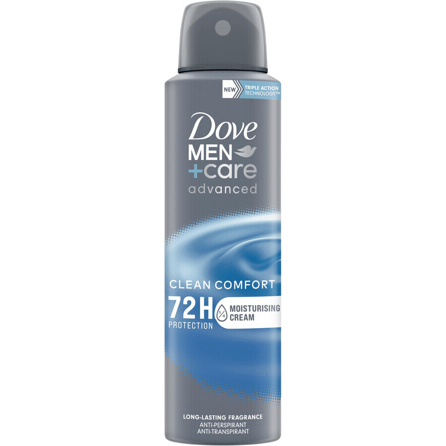 Dove Men+Care Antitraspirante Advanced Clean Comfort Spray 150 ml