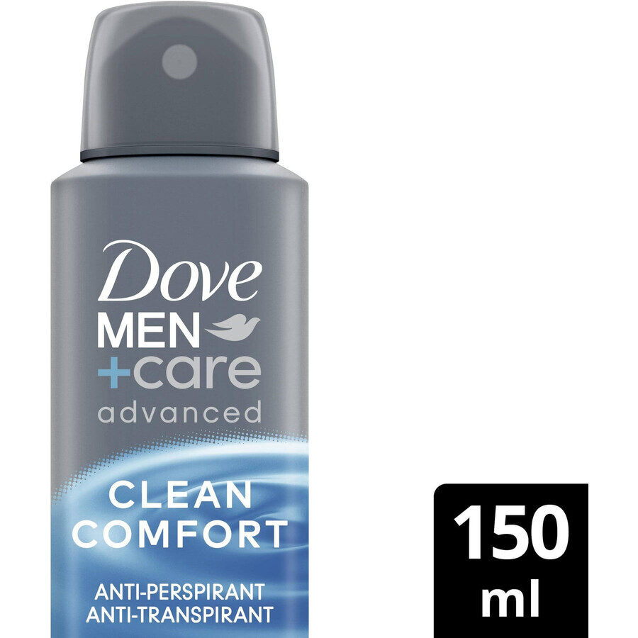 Dove Men+Care Antitraspirante Advanced Clean Comfort Spray 150 ml