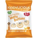 Kiddylicious Butoni de fructe și legume Banană cu dovleac 5 x 6 g