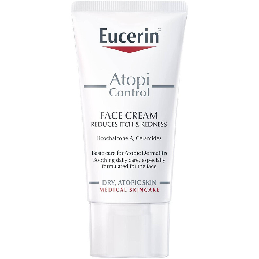 Eucerin AtopiControl Droge Huid Gezichtscrème 50 ml