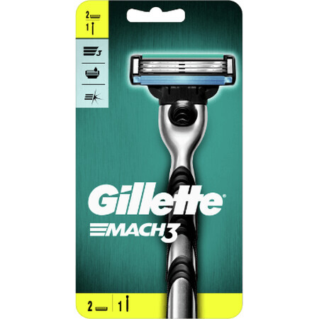 Aparat de ras Gillette Mach3 + 2 capete