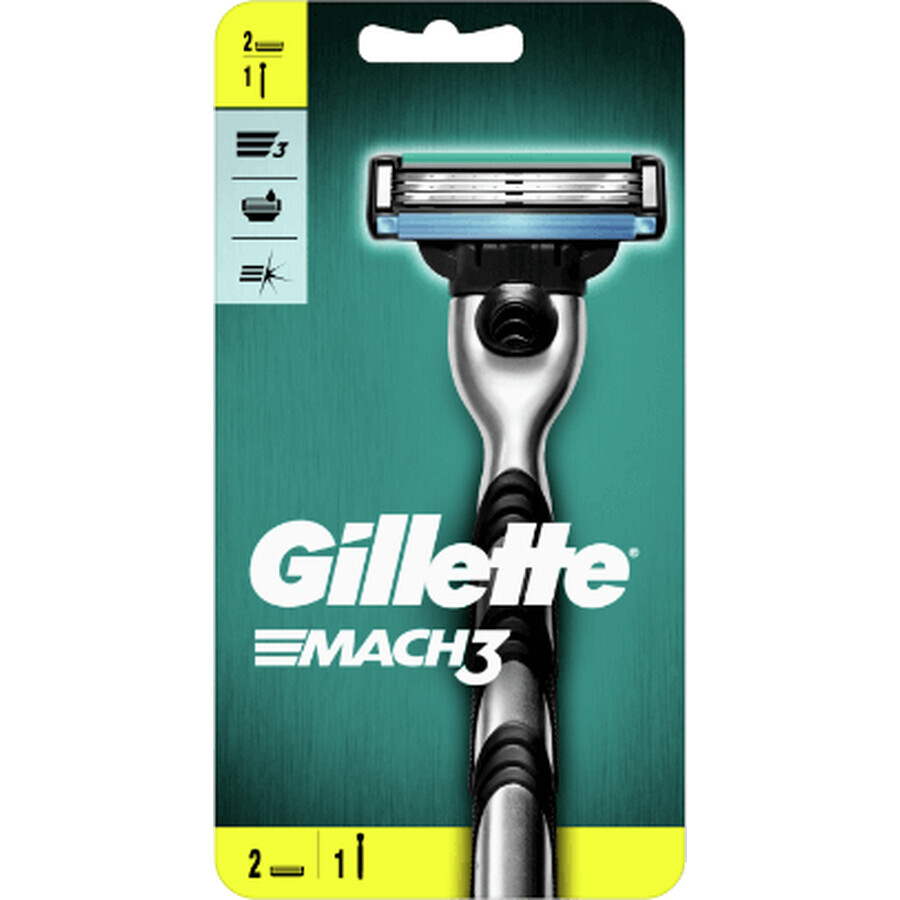 Aparat de ras Gillette Mach3 + 2 capete