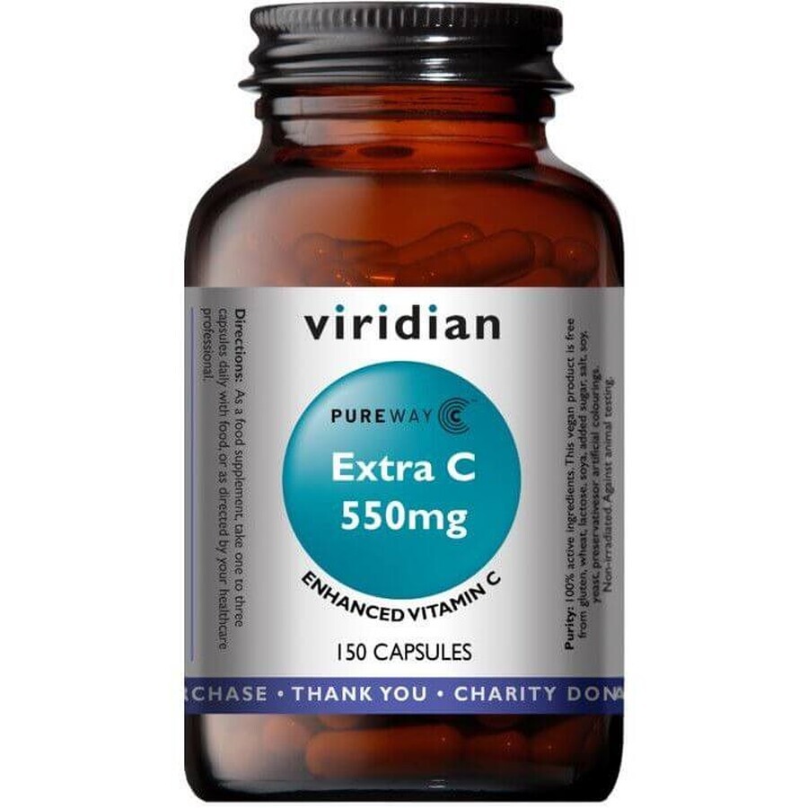 Viridian Extra C 550mg 150 capsule