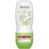 Lavera Roll-on Refresh Deodorant răcoritor cu bilă cu aromă de lămâie 50 ml