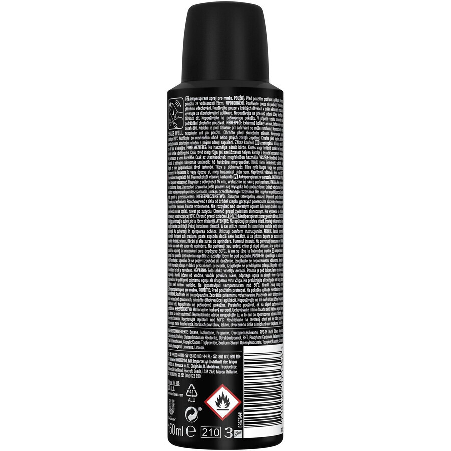 Rexona Men Aktiver Schutz + Unsichtbares Antitranspirant Spray 150 ml