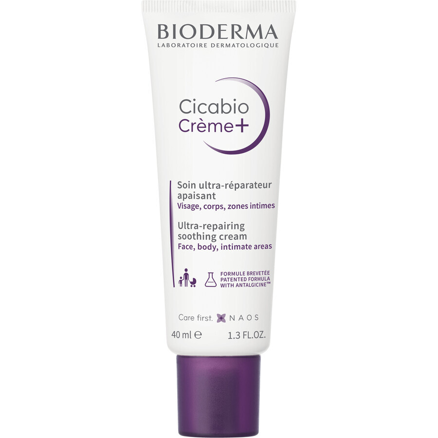 Bioderma Cicabio Cream+ crème apaisante et régénérante 40 ml