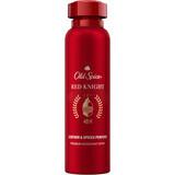 Old Spice Red Knight Spray deodorant premium pentru bărbați, cu note proaspete de piele și mirodenii 200 ml