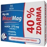 MaxiMag Magneziu 375 mg+B6 40% fără 70 capsule