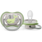 Philips Avent Ultra suzetă cu aer 6-18m balenă