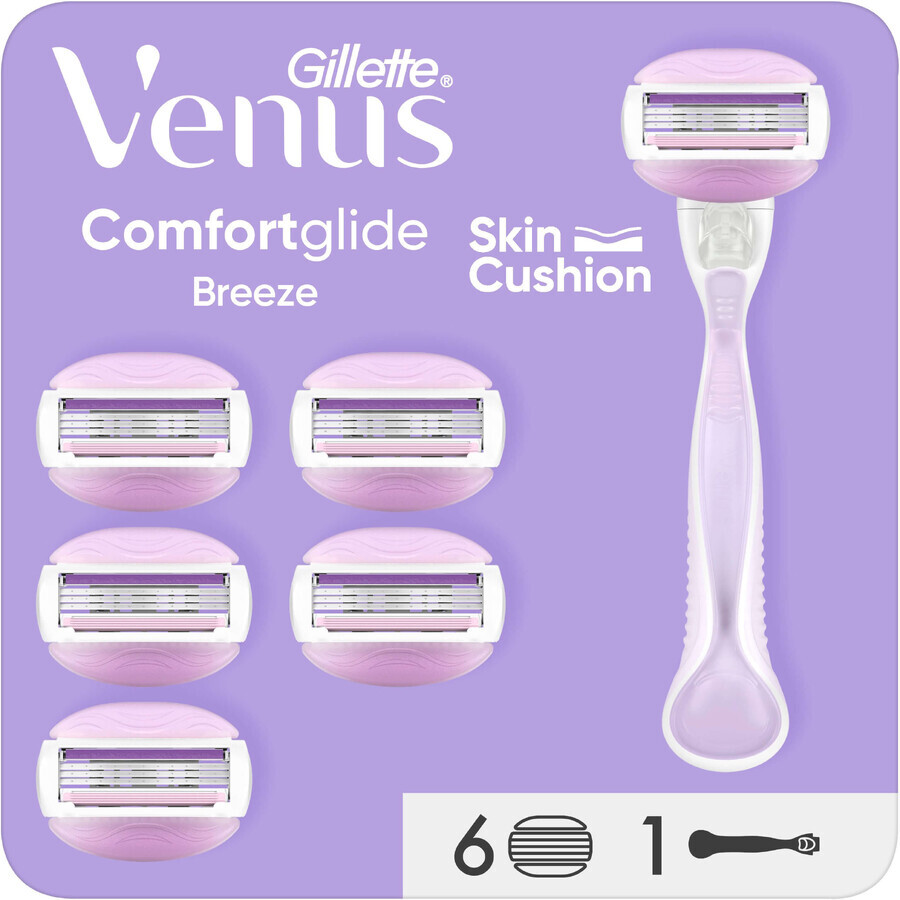 Rasoir Gillette Venus ComfortGlide 6 pièces