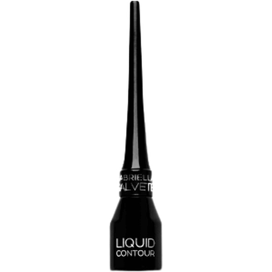 Gabriella Salvete Eyeliner lichid Liquid Contour 01 Black 4 ml