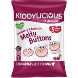 Kiddylicious Găluște cu fructe și legume Zmeură și sfeclă roșie 5 x 6 g