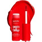 NYX Professional Makeup Smooth Whip Matte Lip Cream 12 Icing On Top Matte Liquid Lipstick, 4 ml