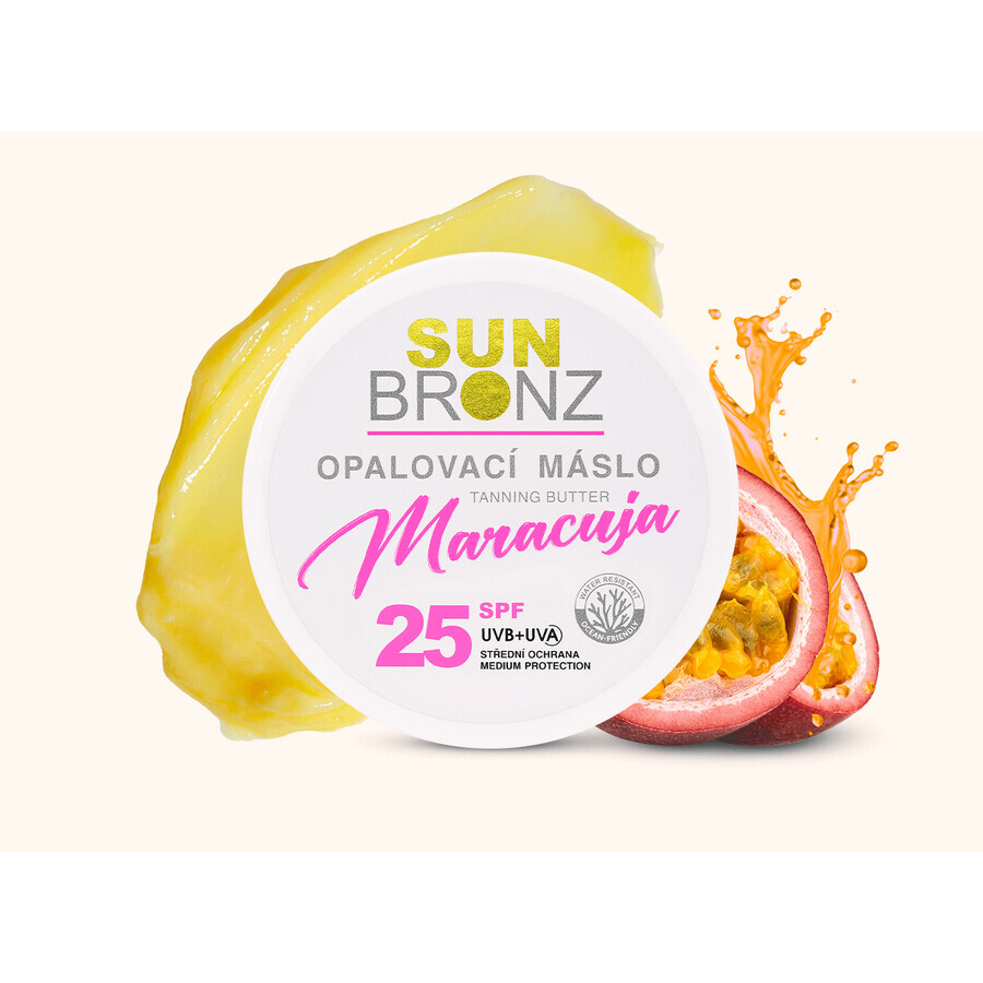 Vivaco Sun Bronz Unt de protecție solară SPF25 Maracuja 150 ml