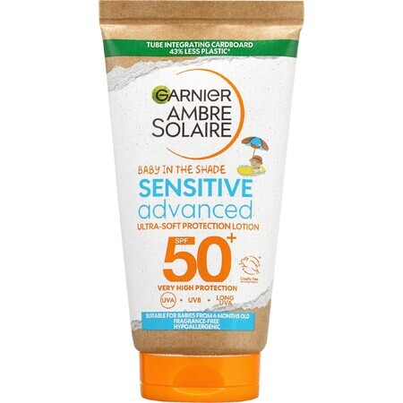 Garnier Ambre Solaire Sensitive Advanced Loțiune de protecție solară foarte înaltă pentru copii OF 50+ 50 ml