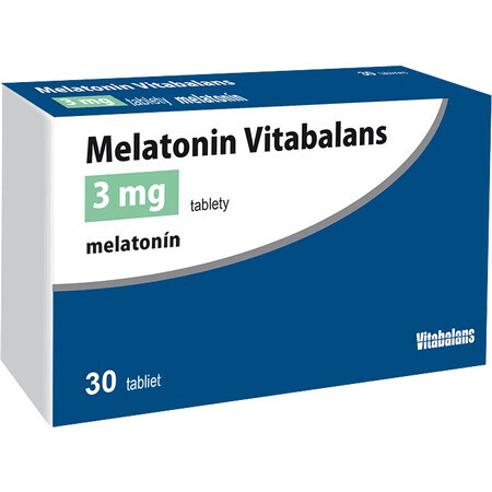 Vitabalans Oy Melatonină 3 mg 30 comprimate