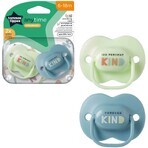 Tommee Tippee CTN AnyTime Silikonschnuller, 6-18m, verschiedene Farben 2 Stück