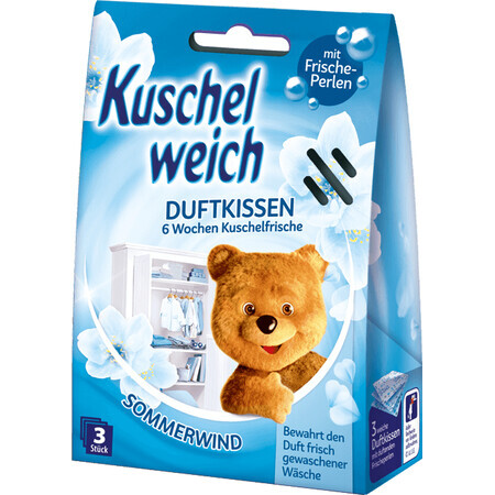 Kuschelweich Pungi parfumate Summer breeze - albastru 3 buc