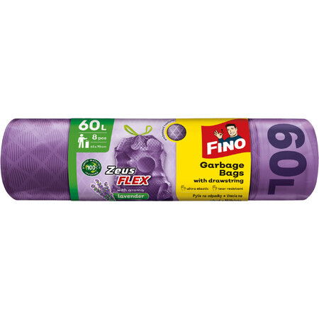 Fino Zeus Flex Lavender Containere retractabile 8 x 60 l