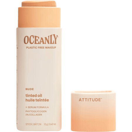 Attitude Oceanly Solid Tinted Oil Serum - Nude 12 g