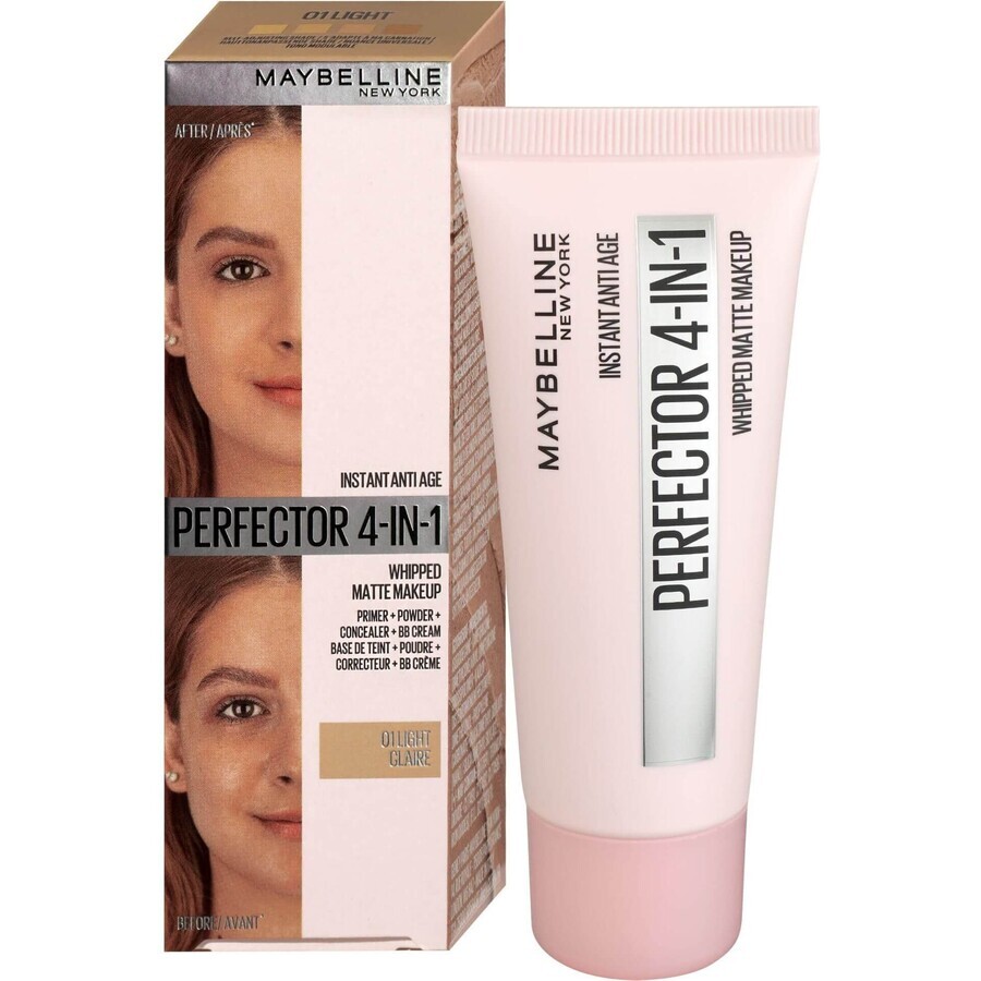 Maybelline New York Instant Perfector Mattifying Make-up 4in1, 01 Light 30 ml