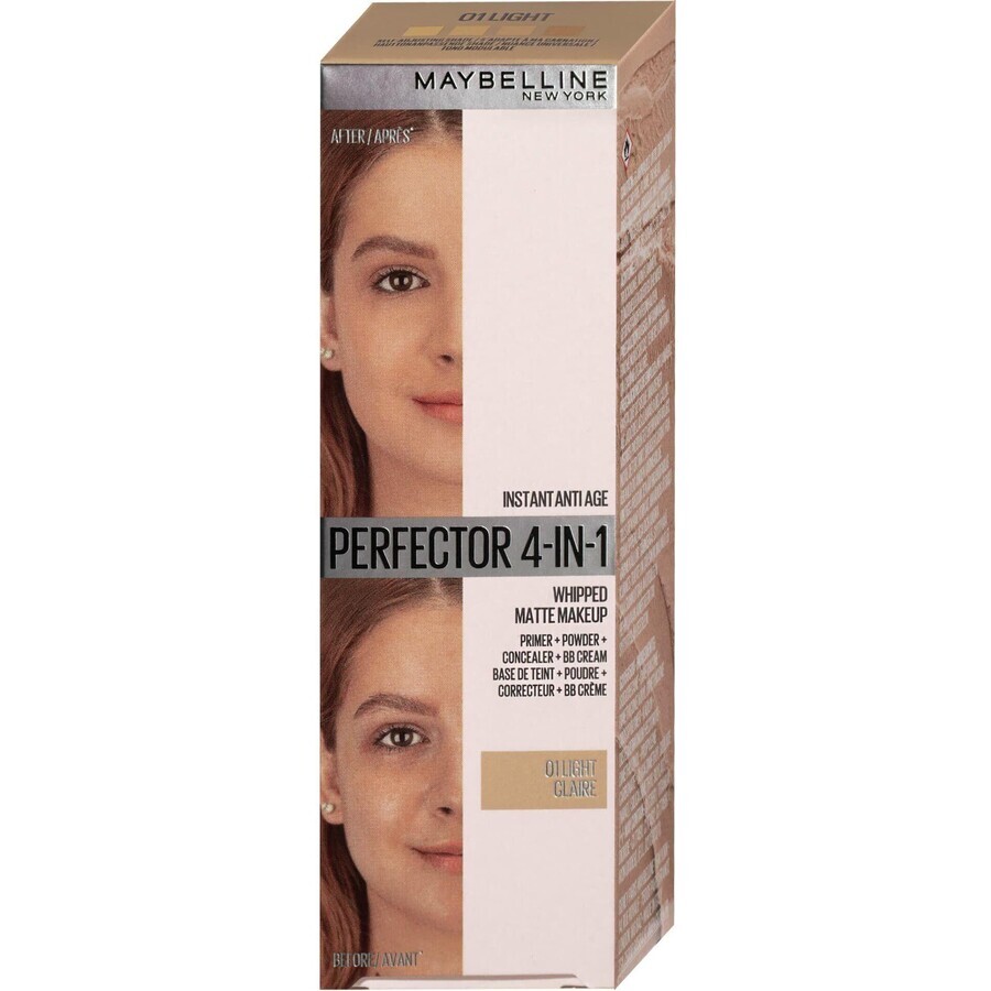 Maybelline New York Instant Perfector Mattifying Make-up 4in1, 01 Light 30 ml