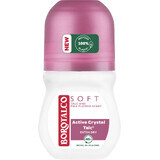 Borotalco Soft Talc and Pink Flower, Deodorant roll-on pentru femei 50 ml