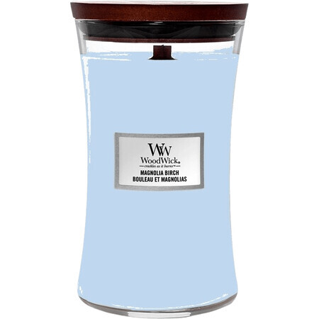 Lumânare parfumată Woodwick mare, Magnolia birch 609 g