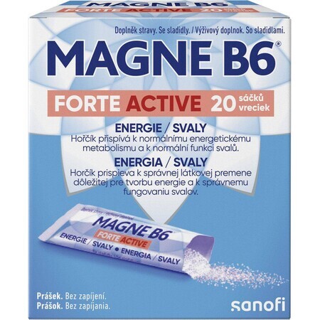 Magne B6 Forte Active 20 pliculețe