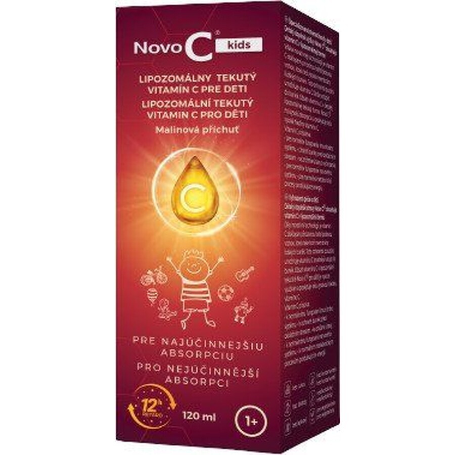 Novo C kids Vitamina C liposomal líquida para niños jarabe 120 ml