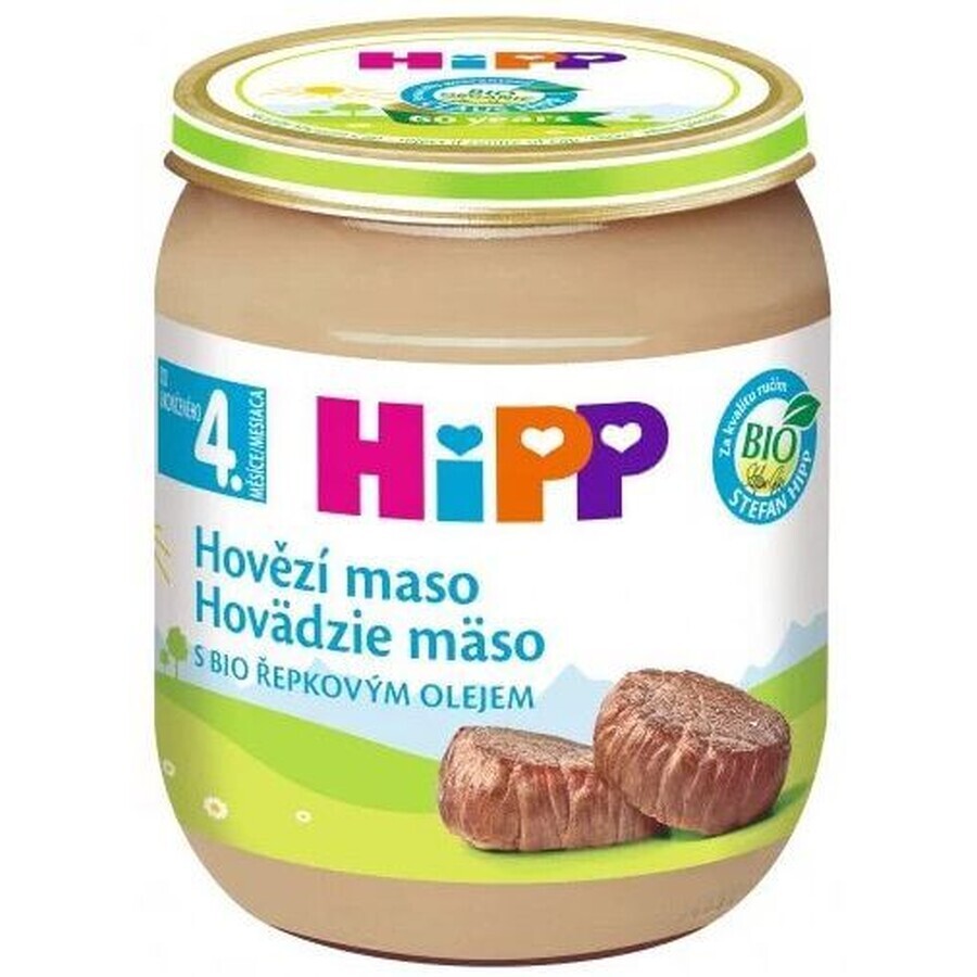 HiPP Puré de ternera ecológico 125 g