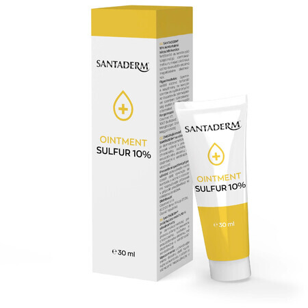 Santaderm Sulfur 10% unguent emolient cu sulf 30 ml