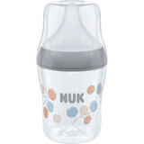 Nuk Perfect Match fles met temperatuurregeling, grijs 150 ml