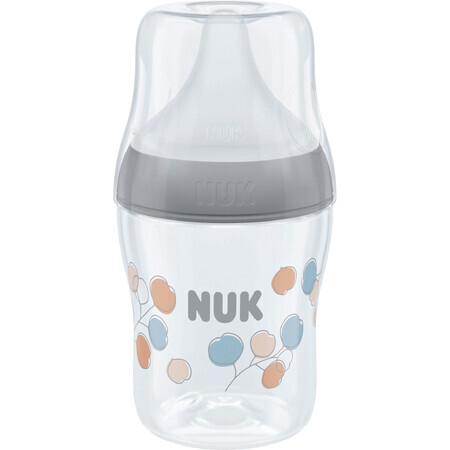 Frasco Nuk Perfect Match con control de temperatura, gris 150 ml