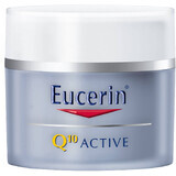 Eucerin Q10 ACTIVE Crème de nuit régénérante anti-rides pour peaux sensibles 50 ml