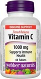 Webber Naturals Vitamina C 1000 mg TR (eliberare prelungită) 60 comprimate