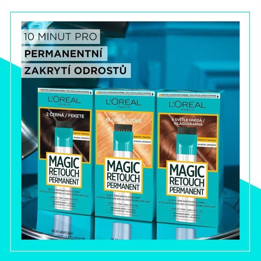 L'Oréal Paris Magic Retouch permanent 4 brun foncé, 27+18 ml