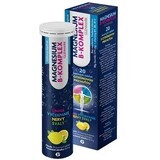 Glenmark Magnesium B-Komplex cu aromă de lămâie 20 comprimate efervescente