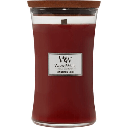 Lumânare Woodwick Cinnamon Chai în formă de vază 609 g