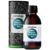 Viridian 100% organic ulei de semințe negre 200 ml