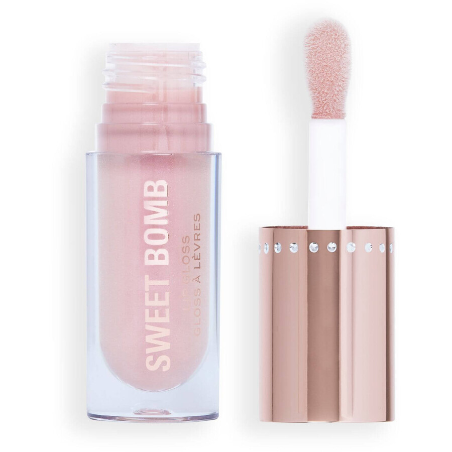 Revolution Sweet Bomb Lip Gloss Vanilla Ice White Holo Lip Gloss 4.5 ml