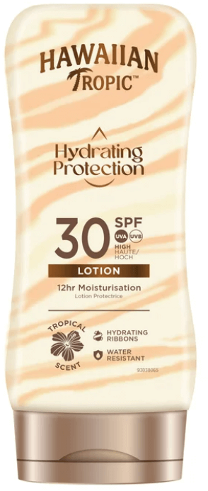 Hawaiian Tropic Hydrating Protection Moisturizing Sunscreen Lotion SPF30 180 ml