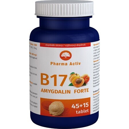 Pharma Activ Amygdalin Forte B17 60 comprimidos